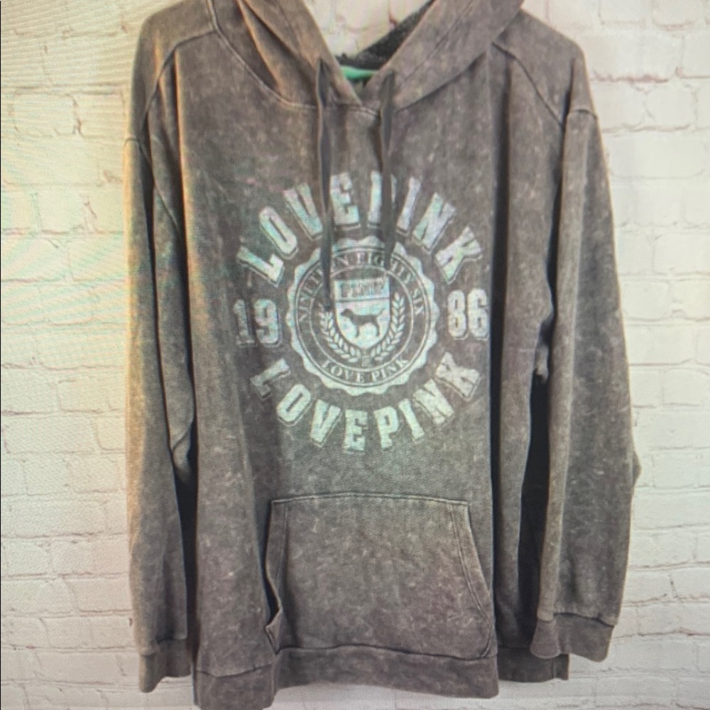 PINK Victoria's Secret Gray Hoodie for Men